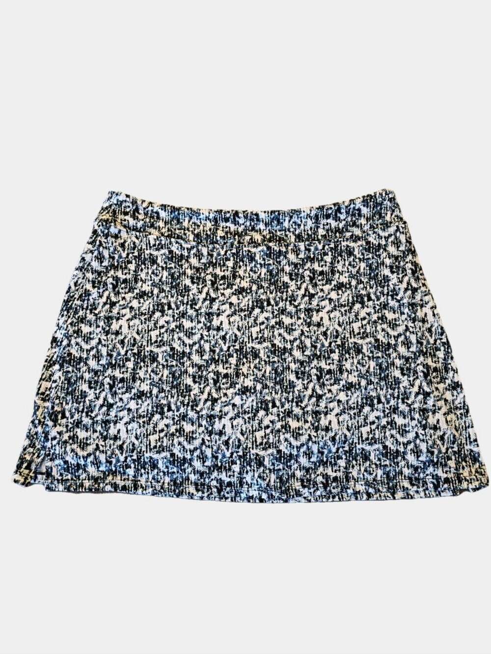 Tranquility Abstract Print Comfort Waist Pull-On Skort Size M